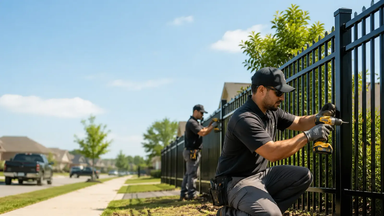 Metal Fence Installation in Bath, IN